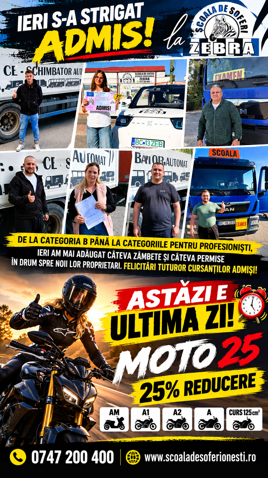 oferta MOTO 25 pe final